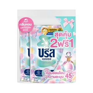 pdc_บรีส เอกเซล คอตตอน แคนดี้ ดีไลท์ น้ำยาซักผ้าสูตรเข้มข้น 550 มล. แพ็ค 2+1