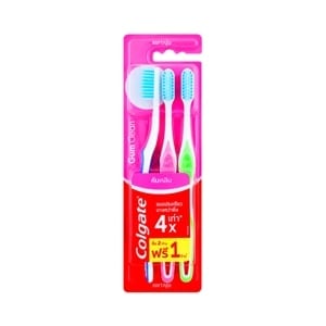 pdc_คอลเกต แปรงสีฟัน กัม คลีน แพ็ค 3 คละสี