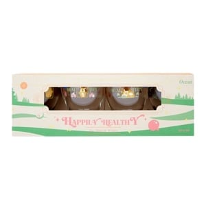pdc_โอเชี่ยน ชุดแก้วน้ำและที่รองแก้ว Happily Healthy 4 ใบ