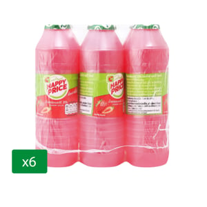 pdc_บิ๊กซี แฮปปี้ ไพรซ์ น้ำสตรอว์เบอร์รี่ 25% 180 มล. แพ็ค 6