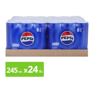 pdc_เป๊ปซี่ น้ำอัดลม 245 มล. x 24 ชิ้น