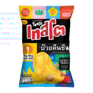 pdc_เทสโต x แม็ก แม็ก มันฝรั่งแท้ทอดกรอบชนิดแผ่นเรียบ รสบ๊วยคืนชีพ 68 ก.