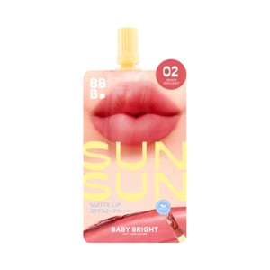 pdc_เบบี้ไบร์ท ซันซัน แมทท์ลิป SPF50+ PA++++ 2 ก. สี 02 Peach Daylight