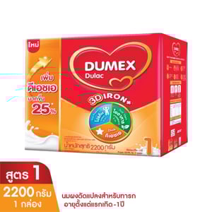 pdc_ดูเม็กซ์ ดูแลค ไอรอนพลัส นมผงดัดแปลง สูตร 1 สำหรับเด็กทารกแรกเกิด-1 ปี 2200 ก.