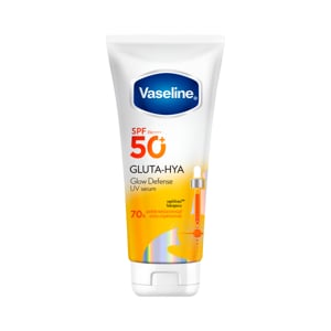 pdc_วาสลีน กลูต้า-ไฮยา โกลว์ดีเฟนซ์ยูวีเซรั่ม SPF50+ PA++++ 260 มล.
