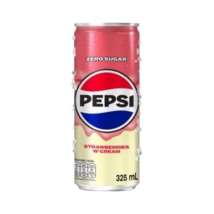 pdc_เป๊ปซี่ ทรีทส์ กลิ่นสตรอเบอร์รี่ แอนด์ ครีม 325 มล.