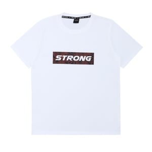 pdc_เบสิโค เสื้อยืดแขนสั้นพิมพ์ลาย สำหรับผู้ชาย รุ่น FSWN24Q2MS005 สีขาว ขนาด S