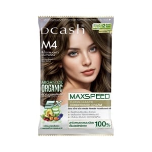pdc_ดีแคช แม็กซ์สปีดฟลอรัล คัลเลอร์สแชมพู 70 มล. สี M4 มอคค่าประกายทอง