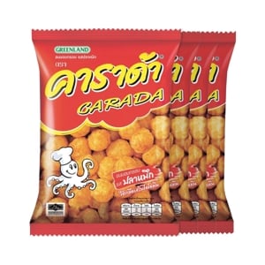 pdc_คาราด้า ขนมอบกรอบ รสปลาหมึก 52 ก. แพ็ค 4