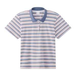pdc_เบสิโค เสื้อโปโล Regular สำหรับผู้หญิง รุ่น FPET25Q3LC002 สีฟ้า