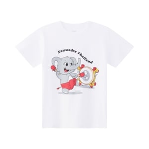 pdc_เบสิโค เสื้อยืดเด็กชาย สีขาว