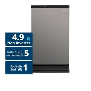 pdc_ฮิตาชิ ตู้เย็น 1 ประตู รุ่น HR1S5141MNGTH 4.9 คิว สีเทาเงิน