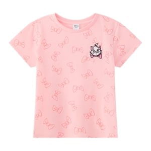 pdc_ดิสนีย์ เสื้อยืด พิมพ์ลายแมวน้อยมารี สำหรับเด็กผู้หญิง รุ่น BMTN2507LG009 สีโอลด์โรส
