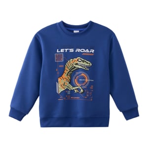 pdc_เบสิโค เสื้อแขนยาว สำหรับเด็กชาย รุ่น FCAL2509LB03W สีกรมท่า