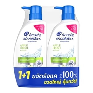 pdc_เฮดแอนด์โชว์เดอร์ แอปเปิ้ลเฟรช แชมพู 610 มล. x 2 ชิ้น