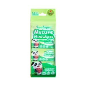 pdc_บิ๊กซี ซานิซูเพอร์ มินิ ไวพส์ วิท ที เอสเซ้นท์ 64 แผ่น