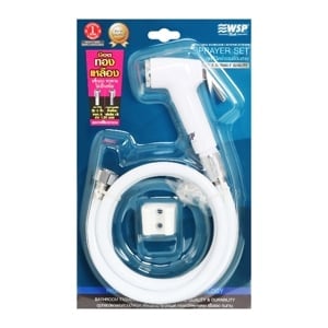pdc_ดับบลิวเอสพี ชุดที่ฉีดชำระพร้อมสาย รุ่น R-32W สีขาว