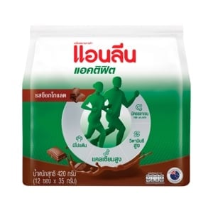 pdc_แอนลีน แอคติฟิต 3 นมผงพร่องมันเนย รสช็อกโกแลต 35 ก. แพ็ค 12