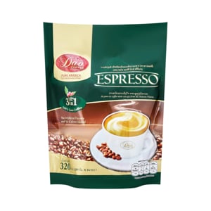 pdc_ดาวคอฟฟี่ กาแฟปรุงสำเร็จ 3อิน1 สูตรเอสเพรสโซ่ 320 ก.
