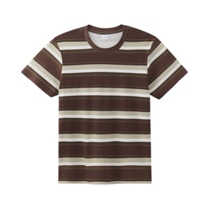 pdc_เบสิโค เสื้อยืดผู้ชาย สีน้ำตาล