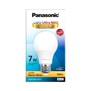 pdc_พานาโซนิค หลอดไฟ LED Ultra Nano 7W แสงส้ม
