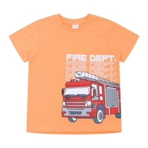 pdc_เบสิโค เสื้อยืดแขนสั้น สำหรับเด็กชาย รุ่น BVDS2406LB003 สีส้ม