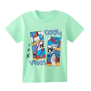 pdc_เบสิโค เสื้อยืดเด็กชาย รุ่น FVDS2509LB010 สีเขียว
