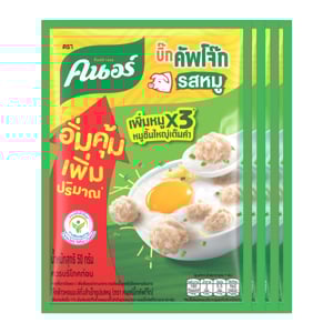 pdc_คนอร์ บิ๊กคัพโจ๊กแบบซอง รสหมู 50 ก. แพ็ค 4