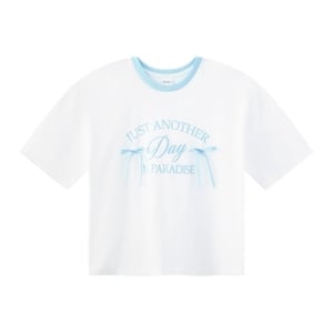 pdc_เบสิโค เสื้อยืดแขนสั้นผู้หญิง รุ่น FASL25Q2LC021 สีขาว