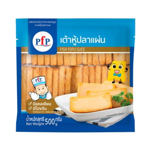 pdc_พีเอฟพี เต้าหู้ปลาแผ่น 500 ก.