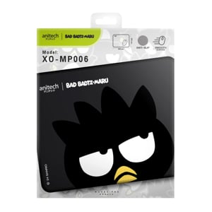 pdc_แอนิเทค x แบดแบตซ์มารุ แผ่นรองเมาส์ รุ่น XO-MP006-BK สีดำ