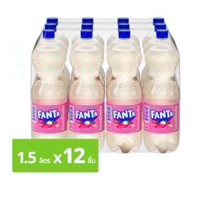 pdc_แฟนต้า น้ำอัดลม กลิ่นลิ้นจี่ 1.5 ล. x 12 ชิ้น