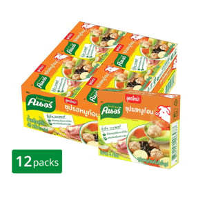 pdc_คนอร์ก้อน ซุปรสหมู 40 ก. แพ็ค 12