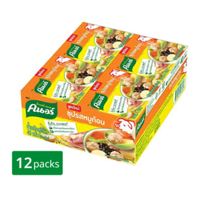 pdc_คนอร์ก้อน ซุปรสหมู 40 ก. แพ็ค 12