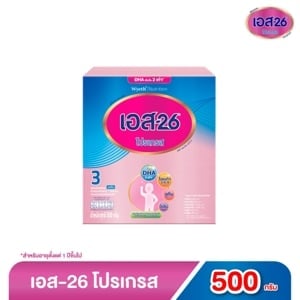 pdc_เอส-26 โปรเกรส 360 สมาร์ท แคร์ สูตร 3 ผลิตภัณฑ์นมผง รสจืด 500 ก.