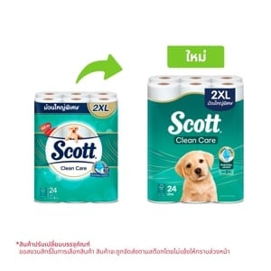 pdc_สก็อตต์ คลีนแคร์ กระดาษชำระ ม้วนใหญ่พิเศษ 2XL แพ็ค 24