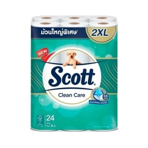 pdc_สก็อตต์ คลีนแคร์ กระดาษชำระ ม้วนใหญ่พิเศษ 2XL แพ็ค 24