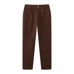 pdc_เบสิโค กางเกงทรงสลิม สำหรับผู้หญิง รุ่น FSYM25Q2LW004 สีน้ำตาล