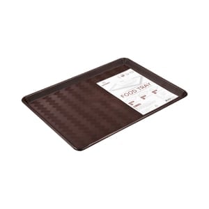 pdc_คีย์เวย์ ถาดเสิร์ฟอาหาร ขนาด 22.5 x 30.5 x 1.5 ซม. รุ่น T-6430 สีน้ำตาล