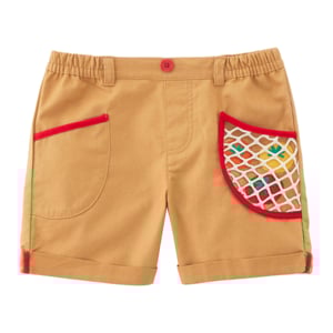 pdc_เบสิโค กางเกงขาสั้นเด็กชาย รุ่น FPPM2502TB04 สีเบจ