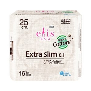 pdc_เอลิส ผ้าอนามัย แบบมีปีก รุ่นเอ็กซ์ตร้าสลิม 0.1 ขนาด 25 ซม. 16 ชิ้น