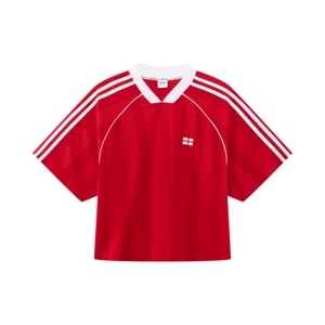 pdc_เบสิโค เสื้อกีฬาผู้หญิง สีแดง