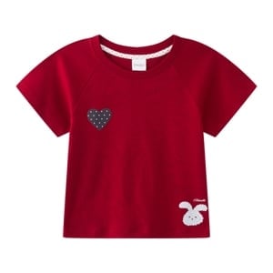 pdc_เบสิโค เสื้อยืด สำหรับผู้หญิง รุ่น FASL25Q4LC025 สีแดง