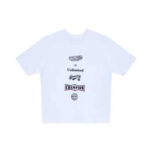 pdc_เบสิโค เสื้อยืดผู้ชาย Oversize สีขาว