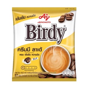 pdc_เบอร์ดี้ กาแฟสำเร็จรูป 3อิน1 ครีมมี่ลาเต้ 13.2 ก. แพ็ค 27 ซอง