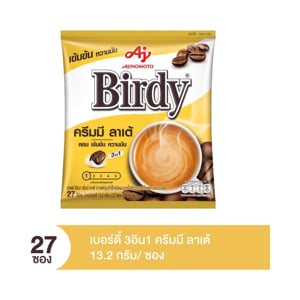 pdc_เบอร์ดี้ กาแฟสำเร็จรูป 3อิน1 ครีมมี่ลาเต้ 13.2 ก. แพ็ค 27 ซอง