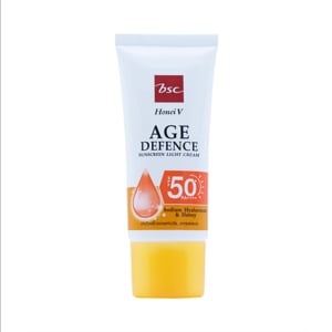pdc_บีเอสซี ฮันนี่ วี บเอจ ดิเฟนซ์ ซันสกรีน ไลท์ ครีม SPF50+ PA++++ 30 ก.