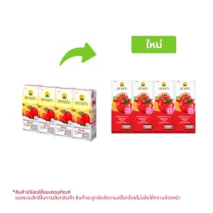 pdc_ดอยคำ น้ำมะเขือเทศผสมน้ำผลไม้รวม 98% ม็อกเทล 200 มล. แพ็ค 4