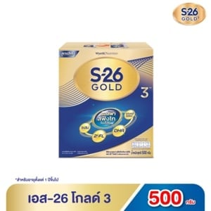 pdc_เอส-26 โกลด์ โปรเกรส สูตร 3 ผลิตภัณฑ์นมผง รสจืด 500 ก.