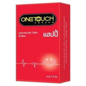 pdc_วันทัช ถุงยางอนามัย รุ่นแฮปปี้ ขนาด 52 มม. แพ็ค 12 ชิ้น